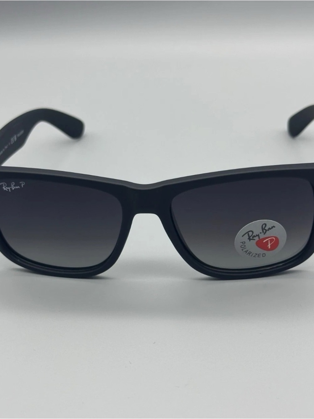 Ray-Ban Black Frame Sunglasses with Dark Gradient Lenses